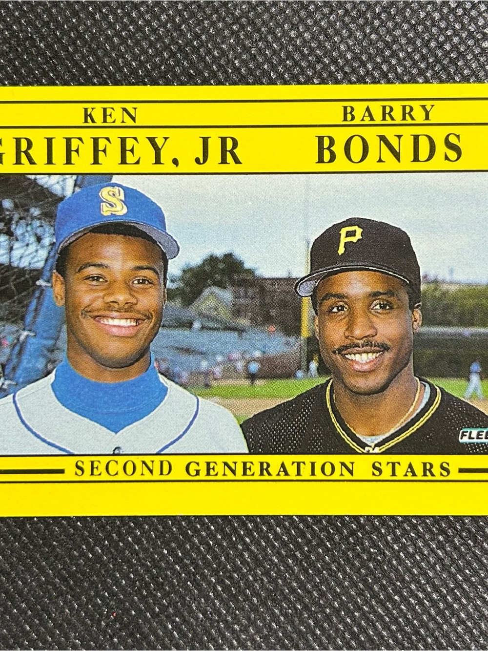 1991 Fleer Second Generation Stars Ken Griffey Jr Barry Bonds SSS C #710